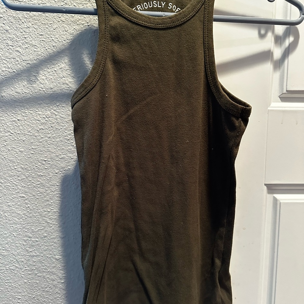 Aeropostale Olive Green Tank Top